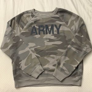 EUC / Army Camo Crewneck Sweater